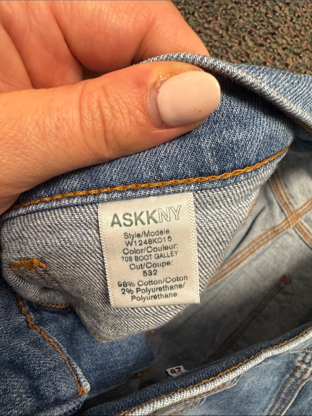 ASKK NY women’s 70s boot galley jeans - Picture 3 of 5